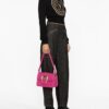 Versace Jeans Couture Baroque-buckle crossbody bag