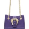 Versace Jeans Couture Baroque-buckle shoulder bag