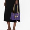 Versace Jeans Couture Baroque-buckle shoulder bag
