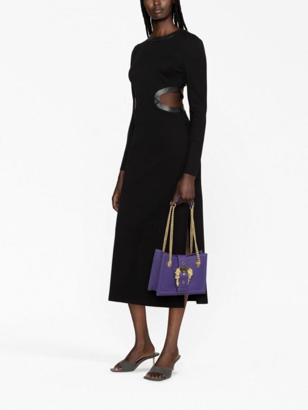 Versace Jeans Couture Baroque-buckle shoulder bag
