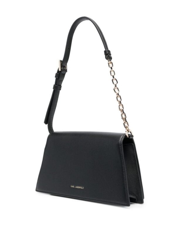 Karl Lagerfeld Signature leather shoulder bag