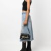 Karl Lagerfeld Signature leather shoulder bag
