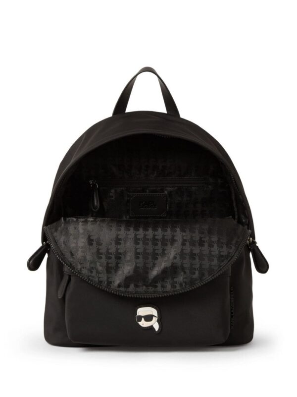 20576766_51982468_1000.jpg Karl Lagerfeld Ikonik appliqué-detail backpack