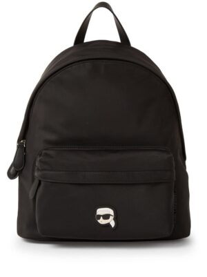 20576766_51982472_1000.jpg Karl Lagerfeld Ikonik appliqué-detail backpack