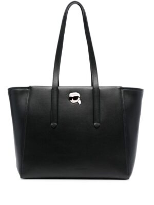 20576772_50791089_1000.jpg Karl Lagerfeld Ikonik Pin leather tote bag