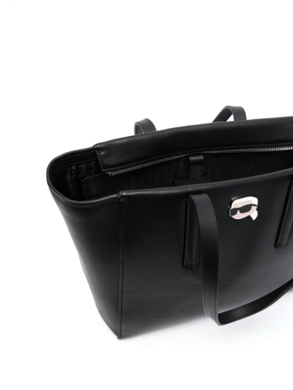 20576772_50791090_1000.jpg Karl Lagerfeld Ikonik Pin leather tote bag