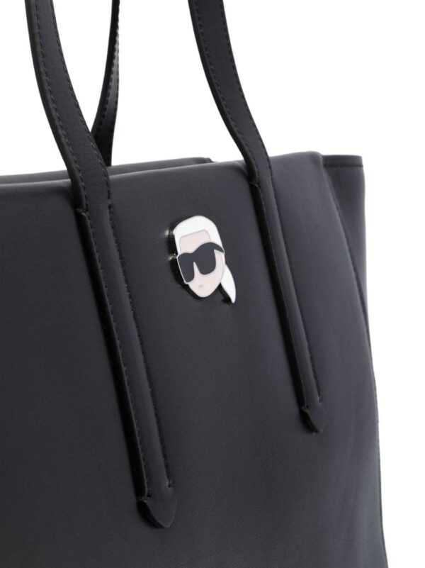 20576772_50791113_1000.jpg Karl Lagerfeld Ikonik Pin leather tote bag