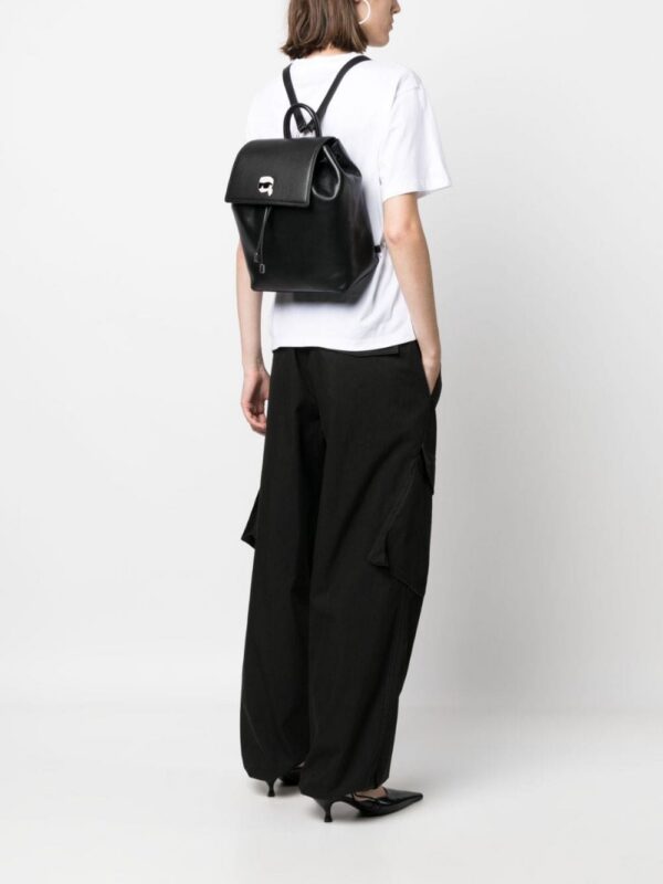 20576816_50791172_1000.jpg Karl Lagerfeld Ikonik Pin leather backpack