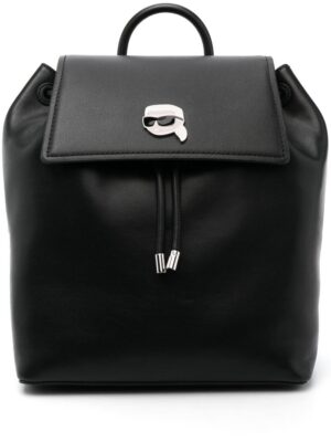 20576816_50807345_1000.jpg Karl Lagerfeld Ikonik Pin leather backpack