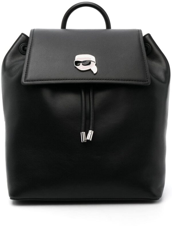20576816_50807345_1000.jpg Karl Lagerfeld Ikonik Pin leather backpack