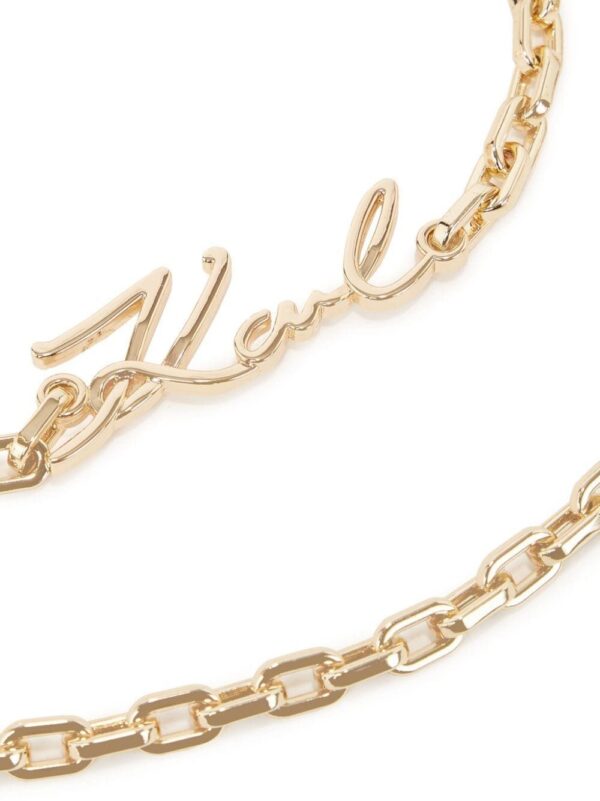 Karl Lagerfeld Signature chain-link shoulder strap