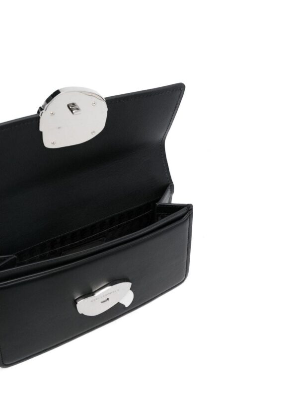 Karl Lagerfeld Ikonik Lock leather shoulder bag