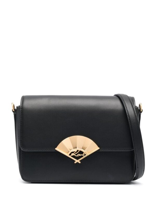 20577290_50792118_1000.jpg Karl Lagerfeld Signature Fan leather crossbody bag