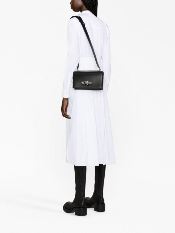 Alexander McQueen Jewelled leather shoulder bag