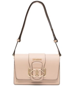 20617335_50614459_1000.jpg Love Moschino heart-plaque foldover shoulder bag