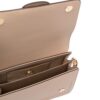 Love Moschino heart-plaque foldover shoulder bag