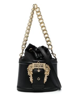 20630824_50589808_1000.jpg Versace Jeans Couture logo-plaque bucket bag