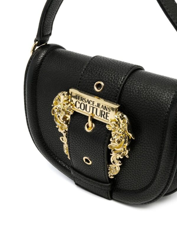 20632149_50577742_1000.jpg Versace Jeans Couture Baroque-buckle faux-leather tote bag