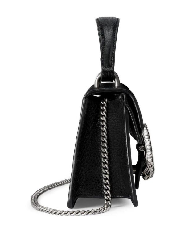 Gucci  mini Dionysus Tiger-Head leather tote bag