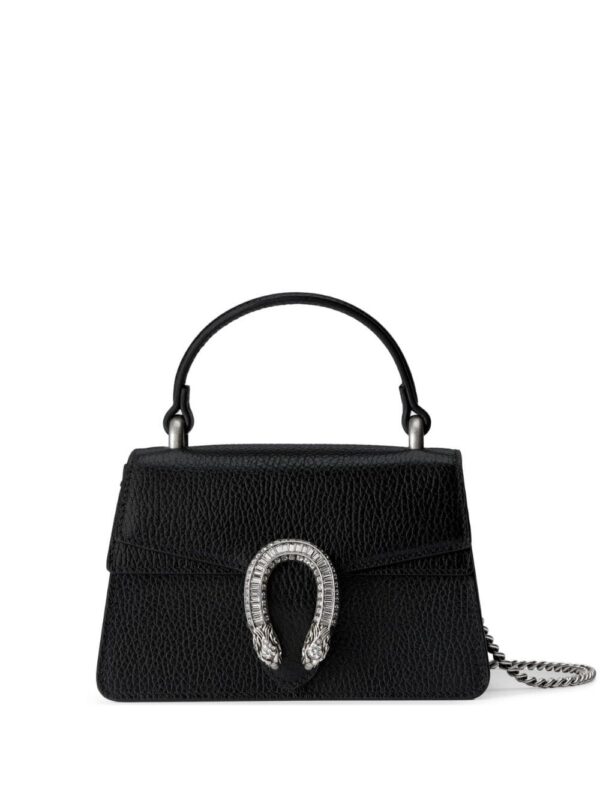 Gucci  mini Dionysus Tiger-Head leather tote bag