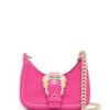20671549_50647459_1000.jpg Versace Jeans Couture Baroque buckle faux-leather mini bag
