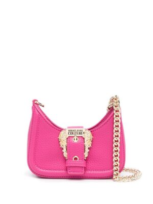 20671549_50647459_1000.jpg Versace Jeans Couture Baroque buckle faux-leather mini bag