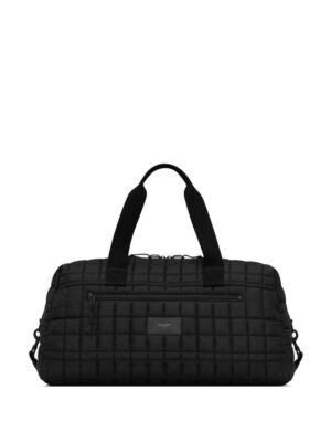 20696895_53691207_1000.jpg Saint Laurent Nuxx logo-patch quilted duffle bag