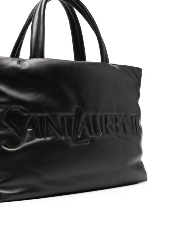 20700009_54163997_1000.jpg Saint Laurent logo-debossed leather tote bag