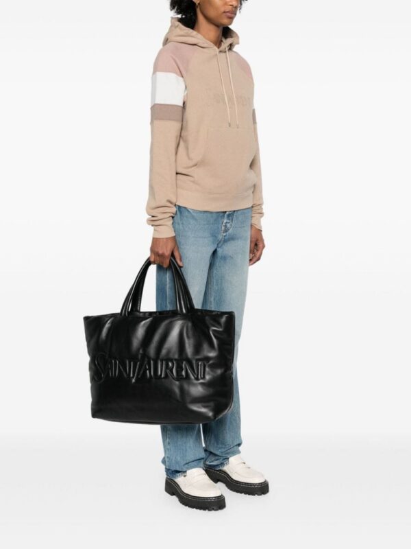 20700009_54164022_1000.jpg Saint Laurent logo-debossed leather tote bag