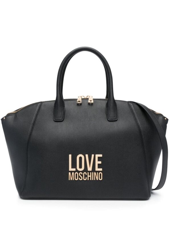 20700895_50664181_1000.jpg Love Moschino logo-lettering tote bag