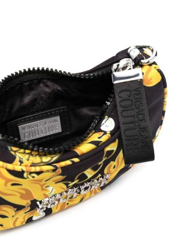 20740538_51508731_1000.jpg Versace Jeans Couture Barocco-print logo-plaque hobo bag
