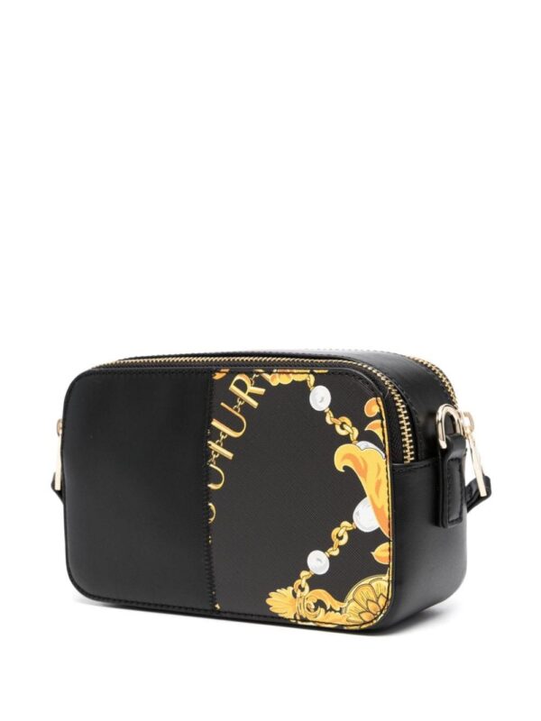 20742040_51352063_1000.jpg Versace Jeans Couture logo-lettering Barocco-print crossbody bag