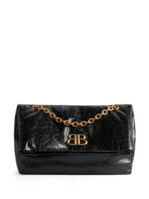 20786580_50995146_1000_4aa4d30c-0d40-4ae0-bc7a-db1c7c3bdce7.jpg Balenciaga small Monaco chain-strap shoulder bag