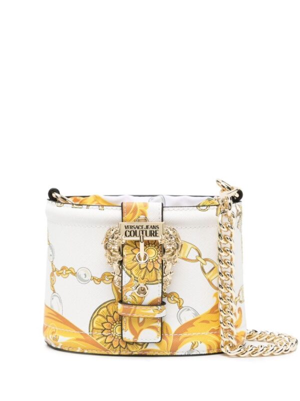 Versace Jeans Couture Chain Couture-print bucket bag