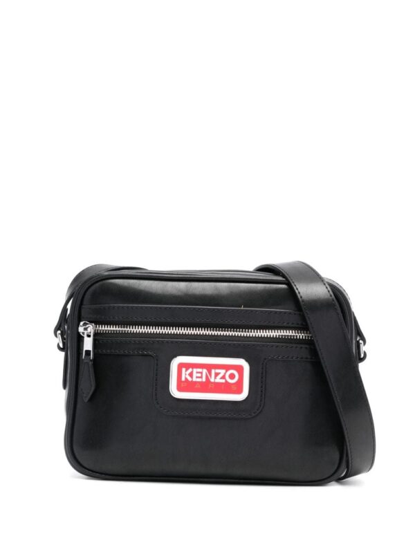 20803147_50709783_1000.jpg Kenzo logo-plaque zip-up crossbody bag