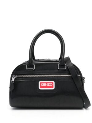 20803149_50709087_1000.jpg Kenzo logo-plaque faux-leather tote bag
