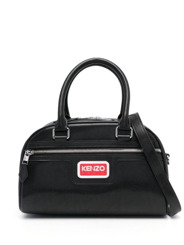 20803149_50709087_1000.jpg Kenzo logo-plaque faux-leather tote bag