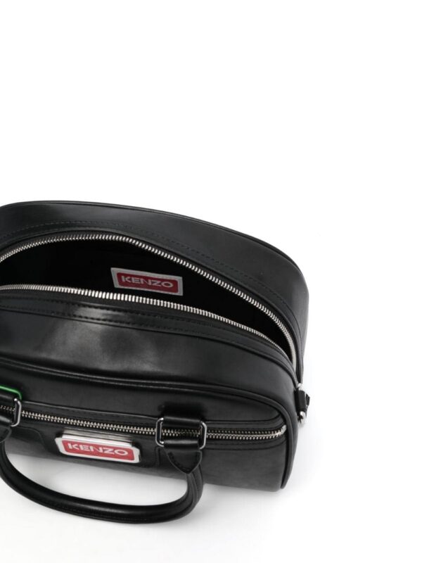 20803149_50709093_1000.jpg Kenzo logo-plaque faux-leather tote bag