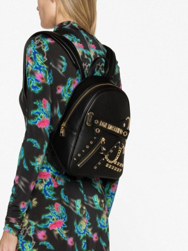 Love Moschino logo-lettering backpack