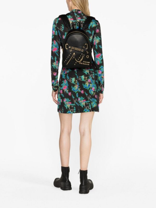 Love Moschino logo-lettering backpack