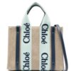 20836641_50764030_1000.jpg Chloé Woody logo-print tote bag