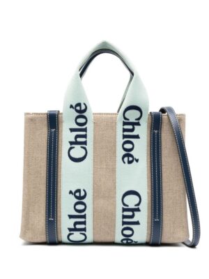 20836641_50764030_1000.jpg Chloé Woody logo-print tote bag