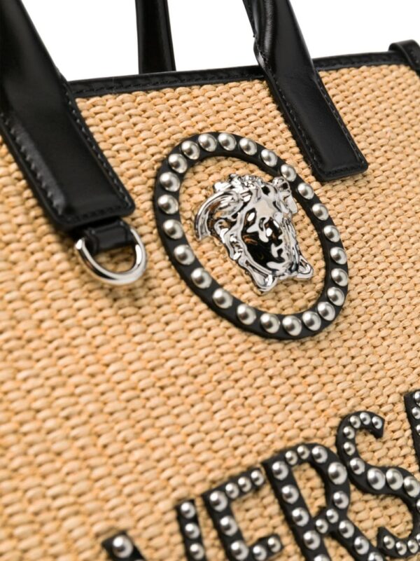 20840902_50766227_1000.jpg Versace small La Medusa studded tote bag