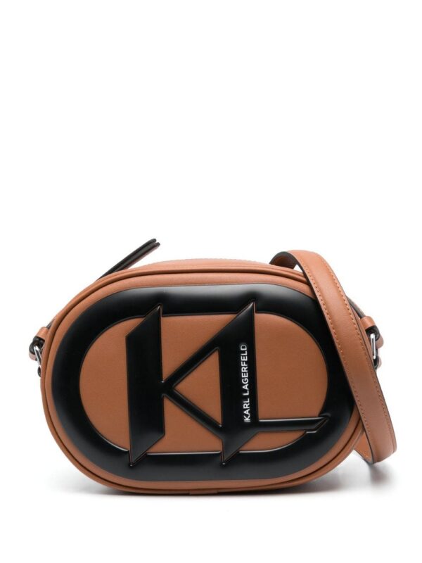 20847947_50752221_1000.jpg Karl Lagerfeld logo-embossed crossbody bag