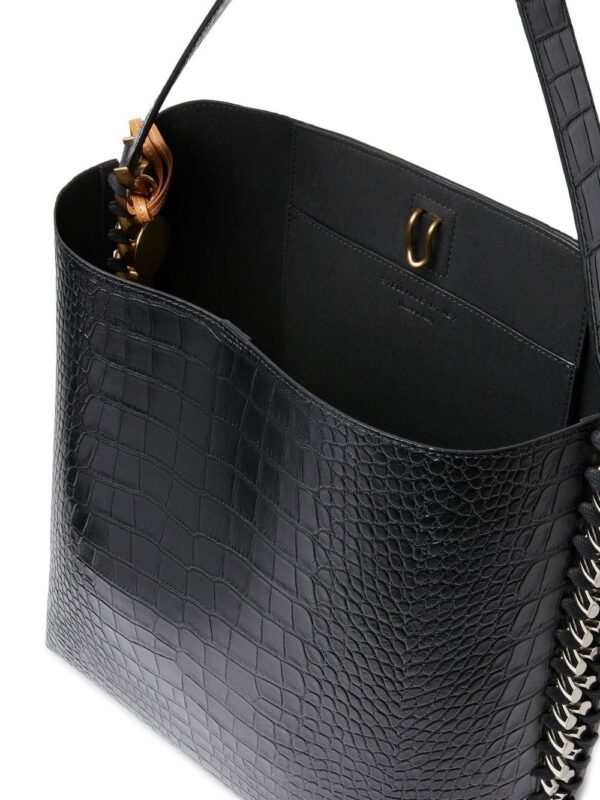 20848963_50835690_1000.jpg Stella McCartney embossed-crocodile effect tote bag