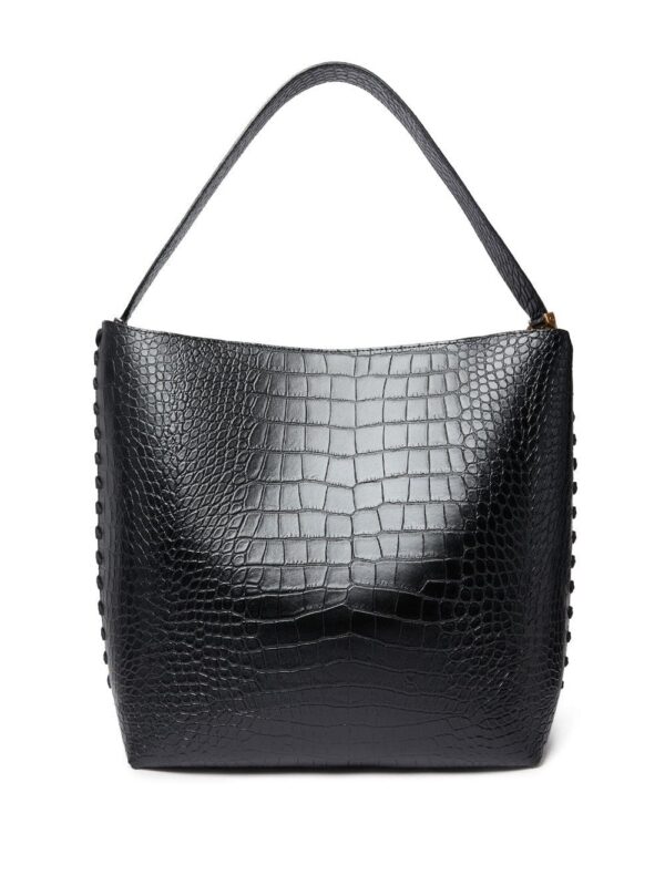 20848963_50835698_1000.jpg Stella McCartney embossed-crocodile effect tote bag