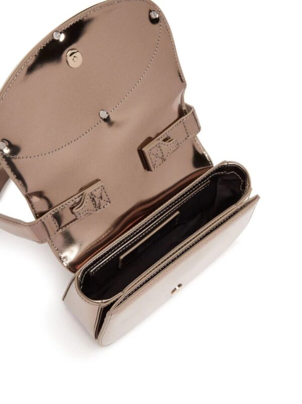Diesel  1DR foiled-effect shoulder bag