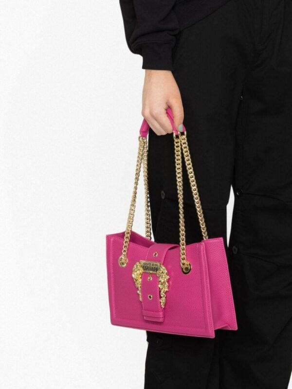 20853416_50775930_1000.jpg Versace Jeans Couture logo-engraved buckle shoulder bag
