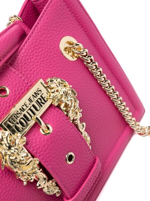 20853416_50775944_1000.jpg Versace Jeans Couture logo-engraved buckle shoulder bag