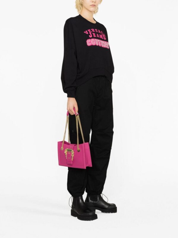 20853416_50785732_1000.jpg Versace Jeans Couture logo-engraved buckle shoulder bag
